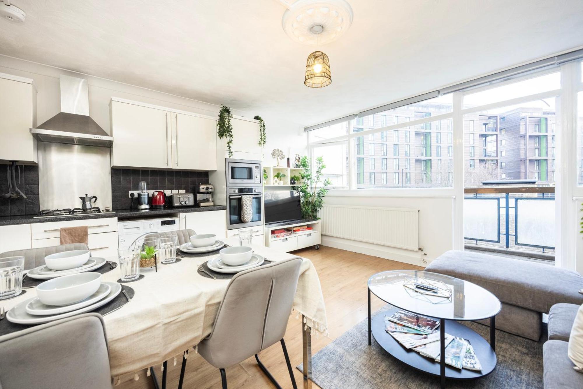 Trendy 4 Bed Apartment Near Vibrant Shoreditch W Balcony And Walking Distance To Tube Londra Exterior foto